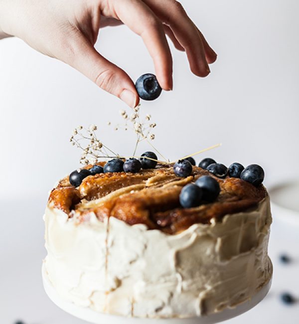 Blueberry Honey  Cake